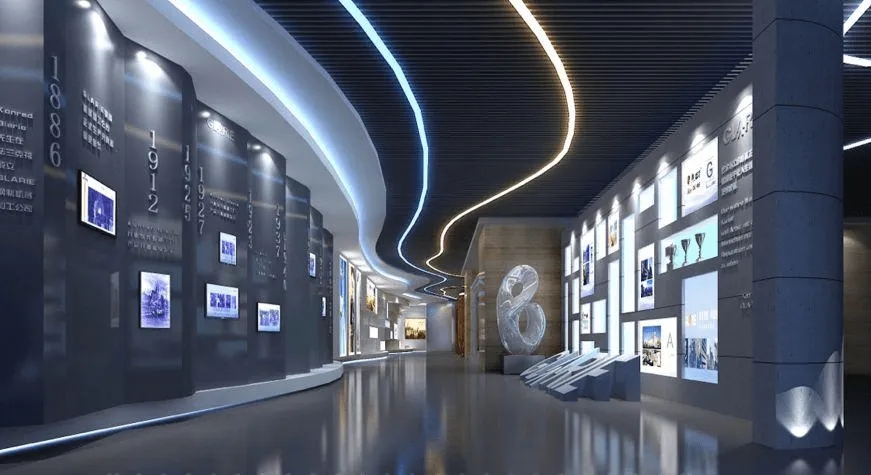 展廳設(shè)計(jì) ，展廳 ，鑫時(shí)空